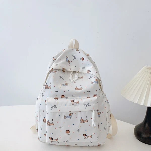 Rucksack mit Fröhlichem Hunde-Motiv