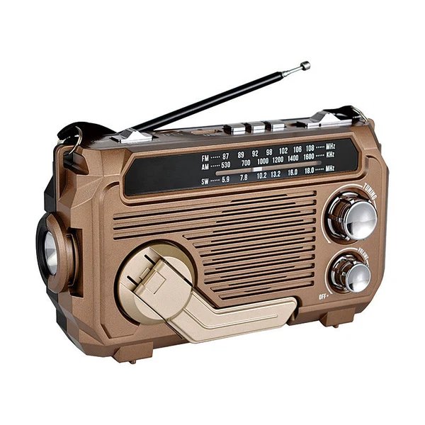 Solarladbetriebenes Radio für Camping