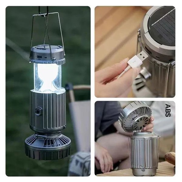 2-in-1 Abenteuer Solarlampe & Tragbarer Ventilator Hover Image
