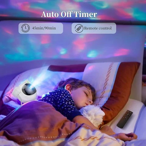 Sternenhimmel Astronaut | LED Galaxy Projektor Nachtlicht für Schlafzimmer & Kinder Hover Image