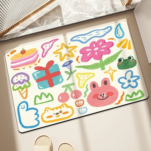 Verspielter Teppich im Cartoon-Thema Hover Image