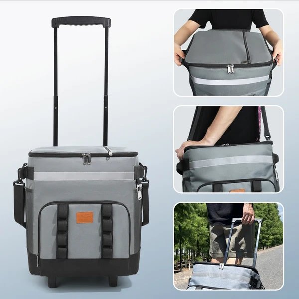 Damen Reise-Kühltasche mit ausziehbarem Griff