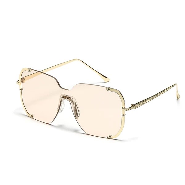 Damen große modische Sonnenschutzbrille