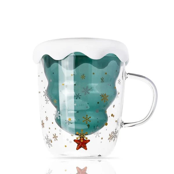 Doppelwandige Weihnachtsbecher
