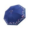 Damen Regenschirm mit floralen Akzenten