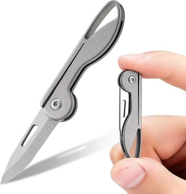 Mini Titanlegierung Faltbare Taschenmesser