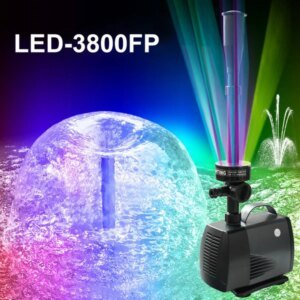 Pumpe mit LED-Farblichtern