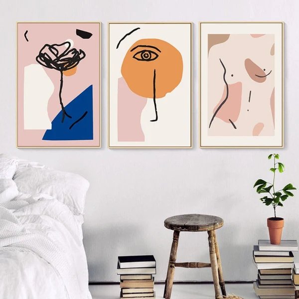 Nude Pink Space - Leinwandbild
