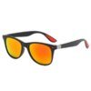Damen stilvolle Retro-Sonnenbrille mit robustem Gestell