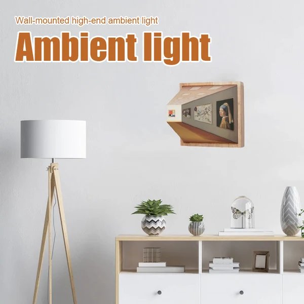3D-Naked Eye Vision Wandlampe | Atemberaubende Wandambiente