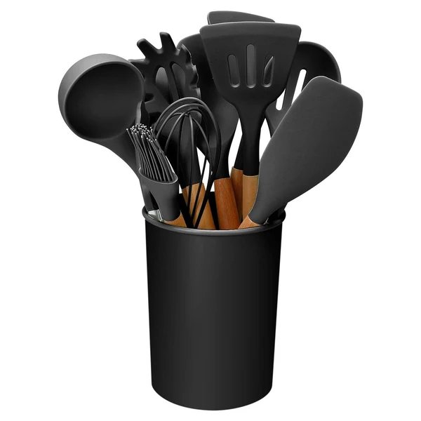 11-teiliges Silikon-Kochgeschirr-Set