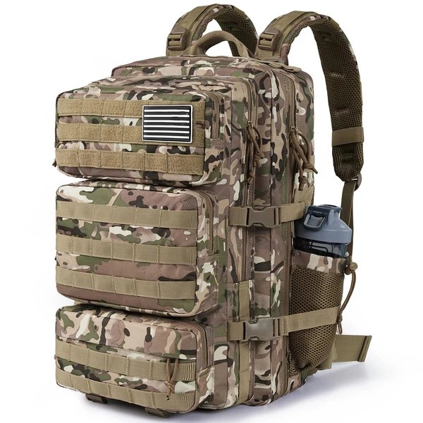 Herren taktischer Militär-Rucksack mit modularen Modulen