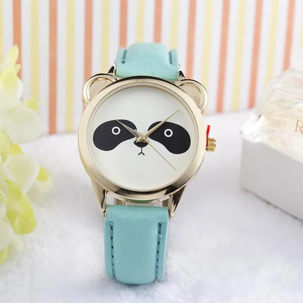 Super süße Panda-Uhr