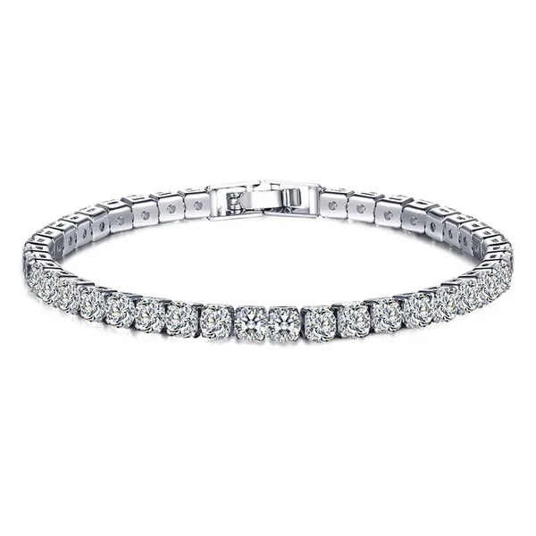 Tennisarmband – Strahlen Sie mit Haltung: Eleganz aus Sterling Silver und Hip-Hop Flair!