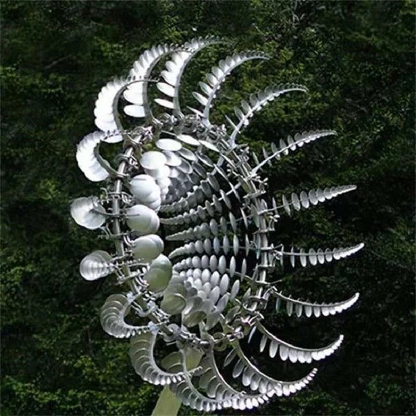 Neue Anti-Rost Magische Metall-Windmühle-Kinetische Metall-Windspinner