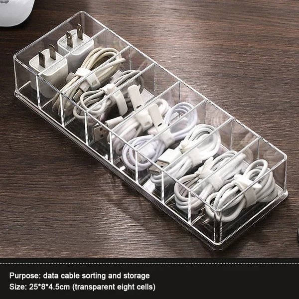 Transparente Cable Organizer Box