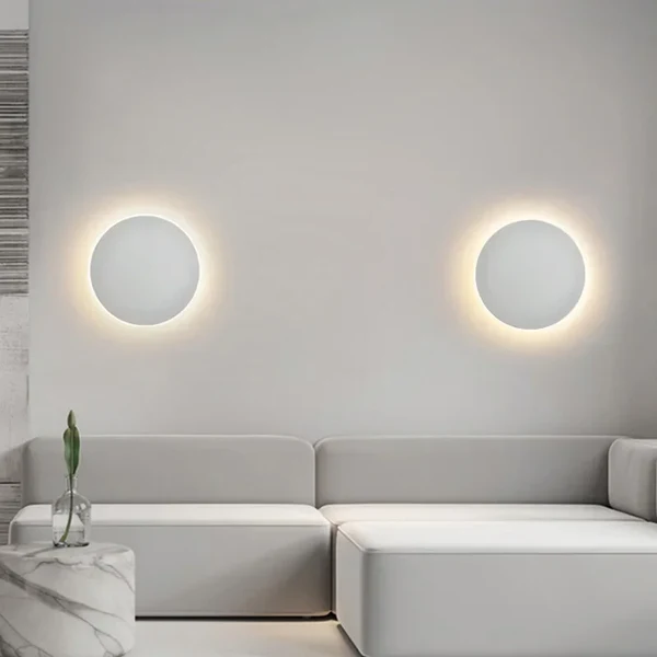 LED Wandleuchte Rund