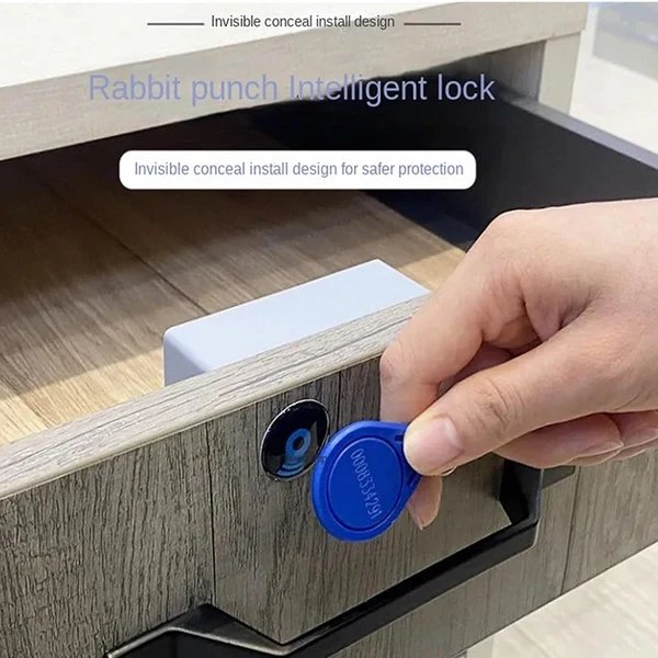 Elektronisches Schrankverschluss DIY für Holzschubladenschrank Hover Image