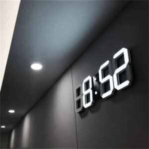 ClariTime 3D LED-Wanduhr — Deine stressfreie Zeit in strahlender Klarheit jederzeit erkennen