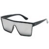 Damen futuristische Oversized Sonnenbrille