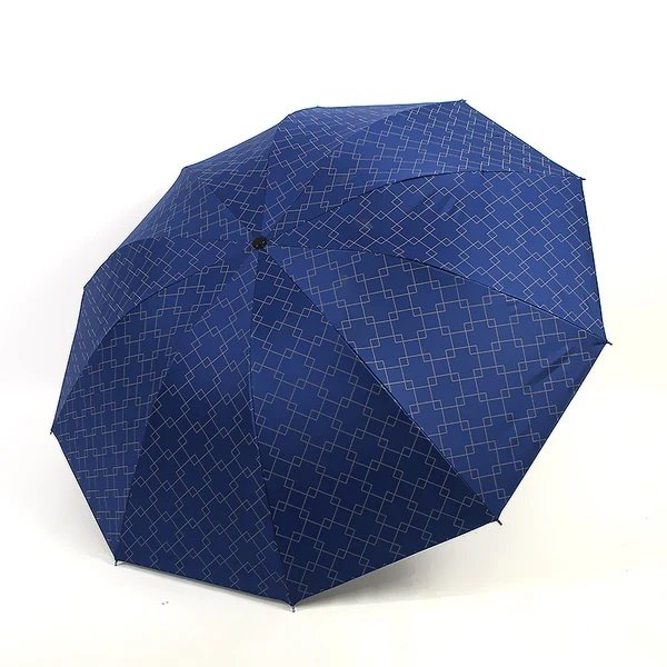 Damen Faltbarer Regenschirm mit modernem geometrischen Muster Hover Image