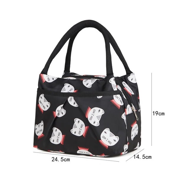 Blumige isolierte Lunch-Kühltasche Hover Image