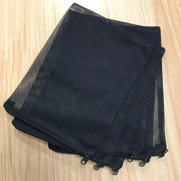 10Stk Filternetzbeutel Mesh-Beutel Aquarium Teich für Bio-Ball Kohlenstoffmedien Ammoniak Aquarium Fischtank Isolierbeutel Weiß Schwarz