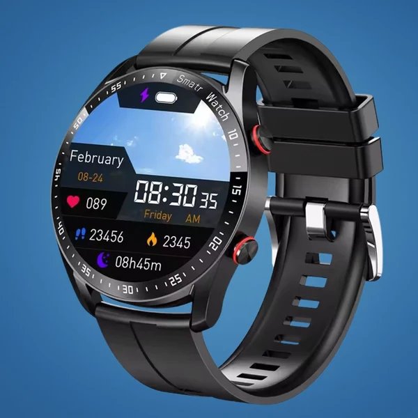 FitTrack | Nicht-invasive Fitness-Smartwatch - Verfolgt körperliche Aktivität - Herzfrequenz - Schlaf - Training - GPS-Benachrichtigungen - Wasserfest