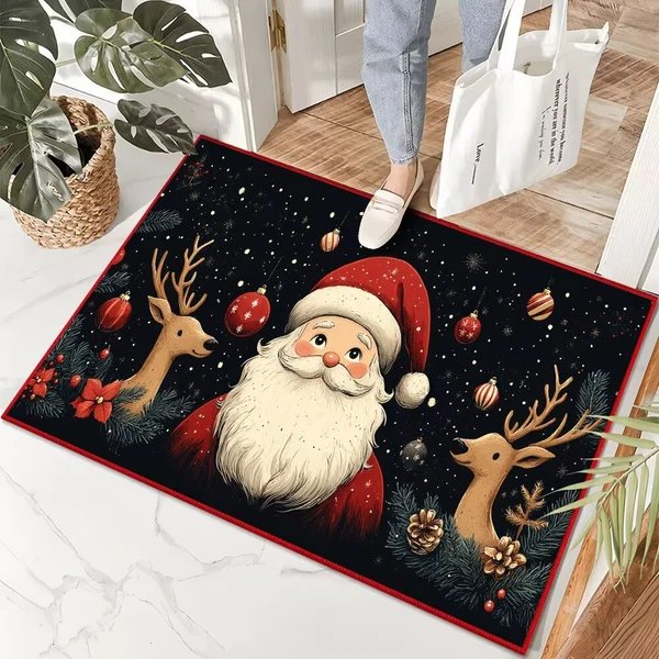 Weihnachtliche dekorative Fußmatte