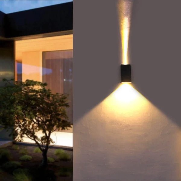 Solar Einfach Trapez Outdoor Wasserfest LED Wand Sconce Lampe