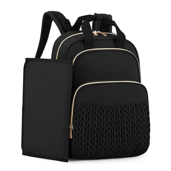 Modischer Rucksack mit Strukturiertem Design und Mehreren Fächern