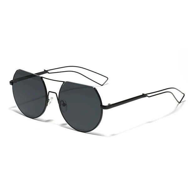 Damen modische Oversized-Sonnenbrille mit innovativem Rahmen