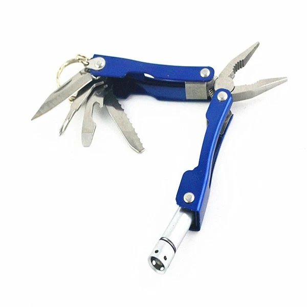 9in1 Explorers Aluminium Schlüsselanhänger Multitool Hover Image