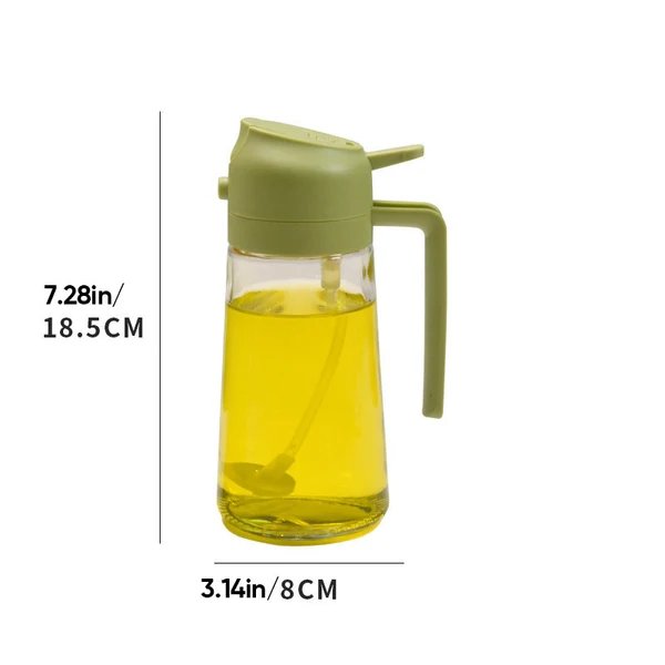 2-in-1 Glas Öl Sprüher und Spender