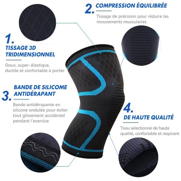 Elastische Kniebandage mit Kompressionseffekt
