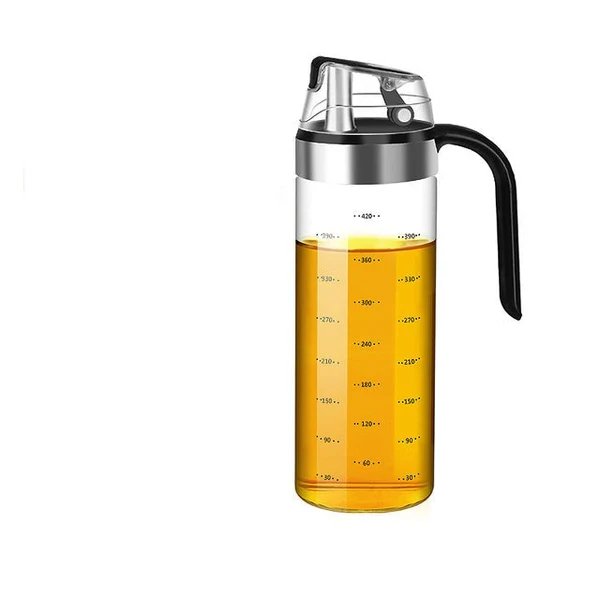 Auto Flip Gewürzbehälter Automatische Kappe und Auslaufsicheres Glasgewürzgefäß
