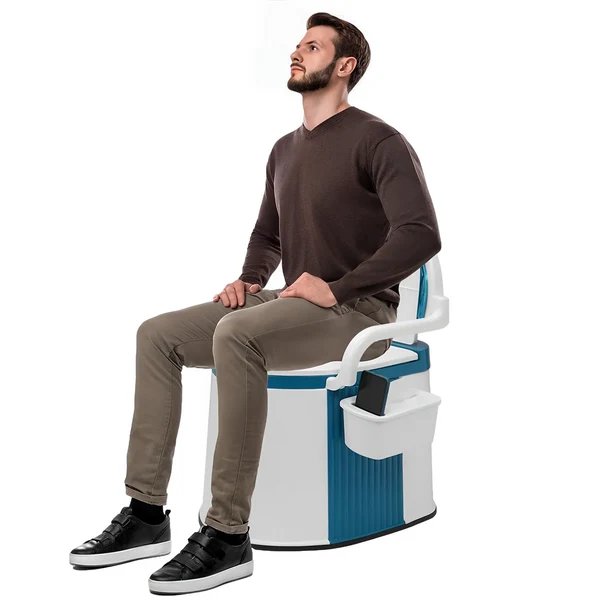 Tragbare Außen- und Innentoilette für Erwachsene und Senioren