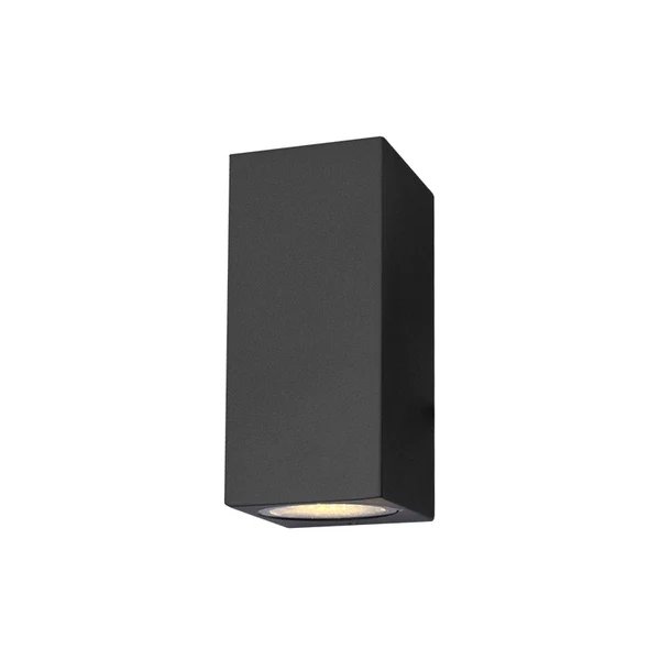 Aluminium geometrisch geformte Wandleuchte minimalistisch schwarze LED Wandleuchte für Terrasse