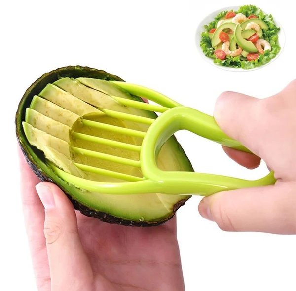3-in-1 Avocado Schneide-, Entkerne- und Schäler