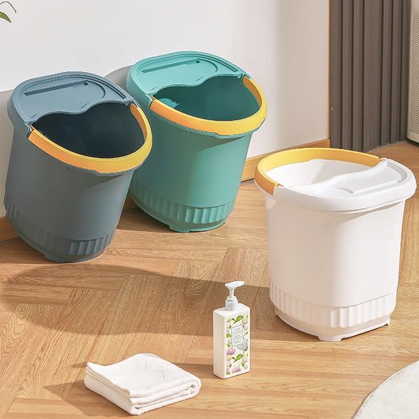 Damen praktischer und eleganter Aufbewahrungseimer mit ergonomischem Griff