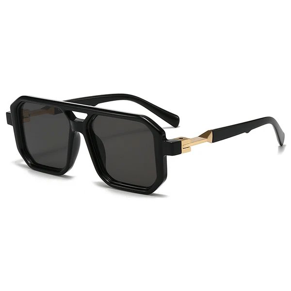 Damen stilvolle oversized Sonnenbrille mit geometrischem Rahmen
